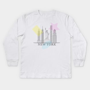 New York Fashionable Kids Long Sleeve T-Shirt